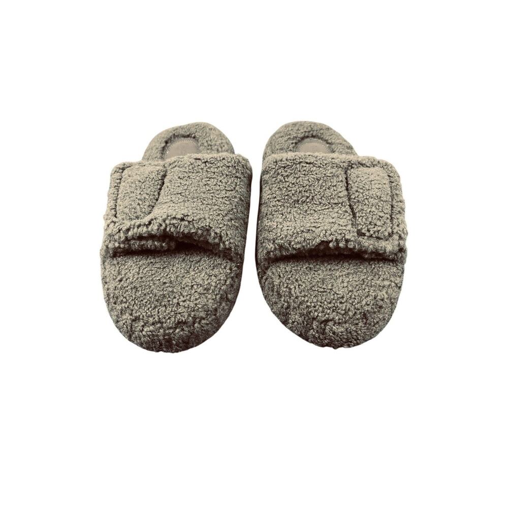 Cat & Jack Kids Ace Adjustable Slide Slippers Brown Small (13/1) NWT